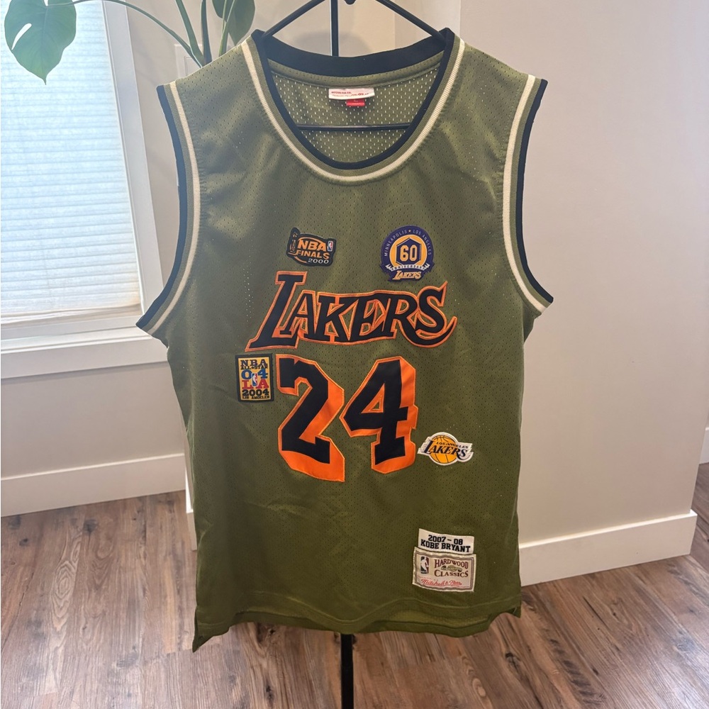 Green Lakers Basketball Jersey